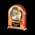 Pitfield Burlwood & Rosewood Clock